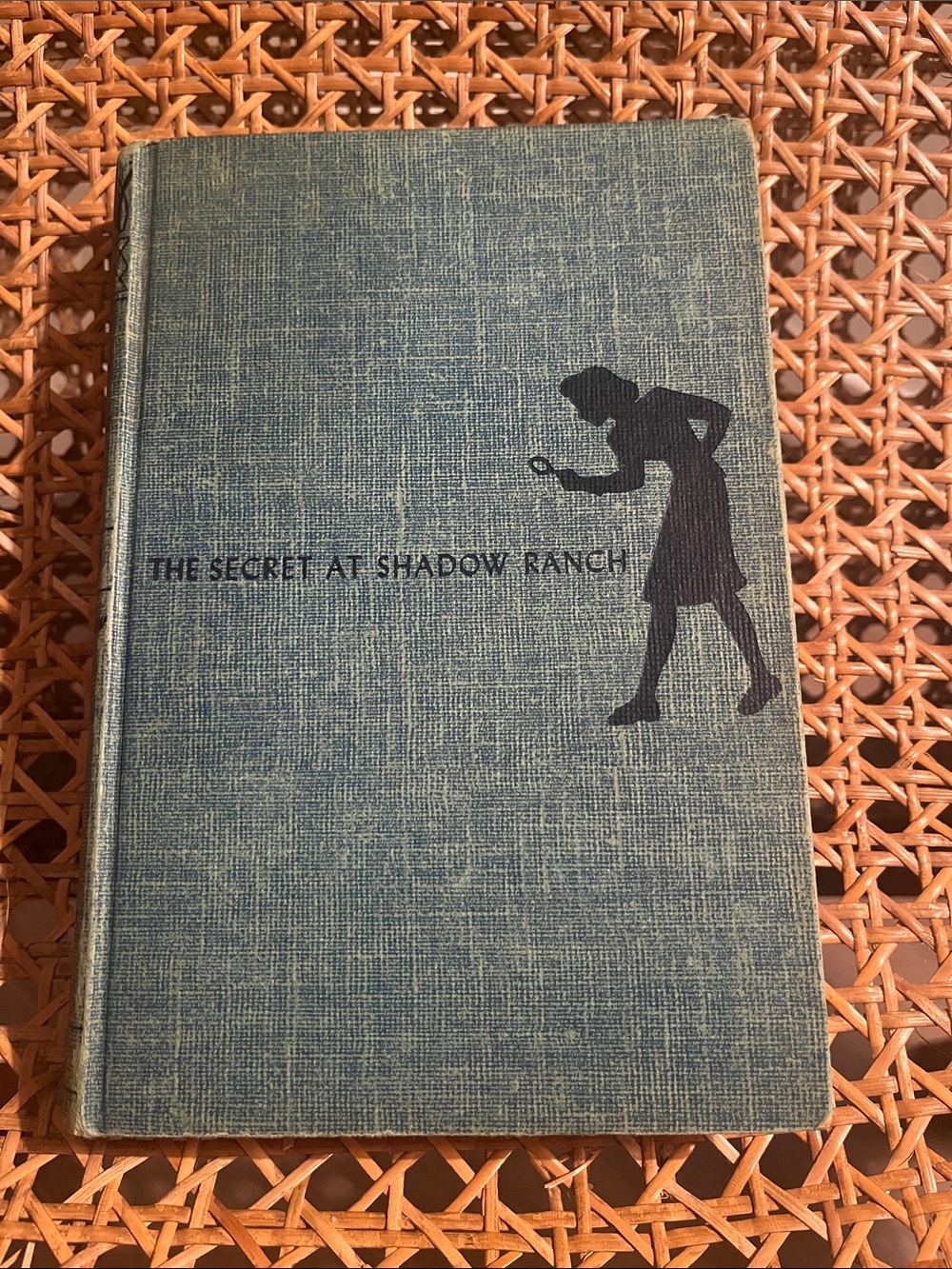The Secret at Shadow Ranch Vintage Hardcover Book - Blue Cover